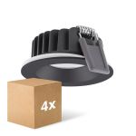 Voordeelpak 4x Ledvance LED  SPOT AIR FIX Aluminium  6W 510lm 36D - 930 Warm Wit | Zaagmaat 68mm - IP65 - Beste Kleurweergave -  Dimbaar